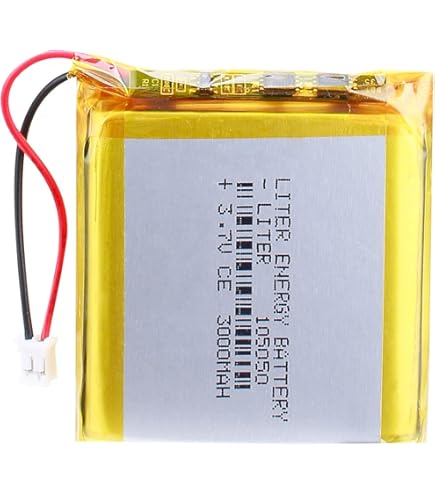 マナチン品 Amazon.com: 3.7V 103665 3000mAh Lithium Polymer ion Battery